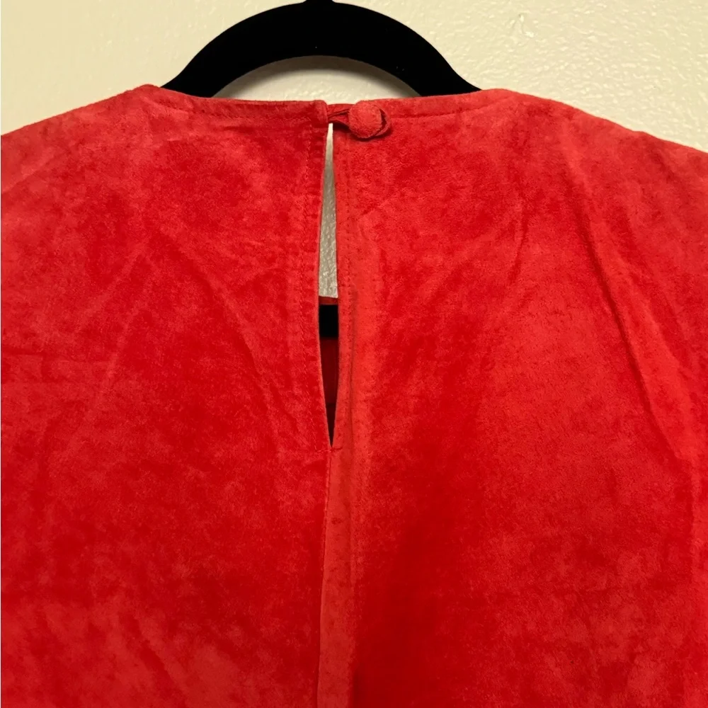 Cedars Red Suede T-Shirt - Picture 5 of 5